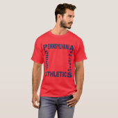 Dunkelgrünes T-Shirt PENNSYLVANIA (Vorne ganz)