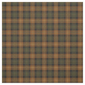 Dunkelgrünes und orange rustikales kariertes stoff (Muster)