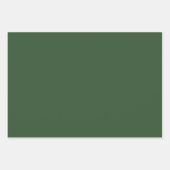 Dunkelgrünes Weihnachtsbaumkastenpapier Geschenkpapier Set (Vorderseite 3)