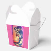 dunkelhaarige Meerjungfrau Geschenkschachtel (Geöffnet)