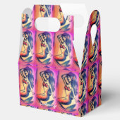 dunkelhaarige Meerjungfrau Geschenkschachtel (Geöffnet)