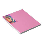 dunkelhaarige Meerjungfrau Notizblock (angewinkelt)