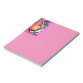 dunkelhaarige Meerjungfrau Notizblock (Rotiert)