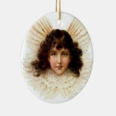 Dunkelhaariger Engel - Ornament (Rechts)