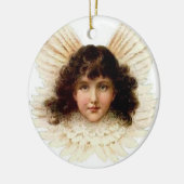 Dunkelhaariger Engel - Ornament (Links)