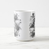 Dunkelhaltige Abbildung in den Tintenfederschatten Verwandlungstasse (Zentrum)