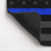 Dunkelheit beunruhigte Polizei-Art-amerikanische Mousepad (Ecke)