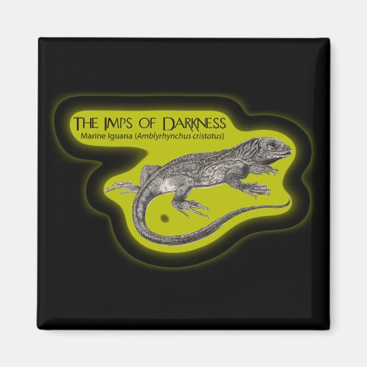 Dunkelheit (dunkel) magnet (Vorne)