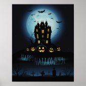Dunkelheit-Elegant-Halloween-Poster Poster (Vorne)