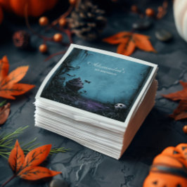 Dunkelheit Elegant Spooky ONE Geburtstag Serviette
