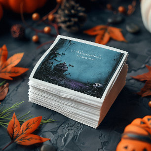 Dunkelheit Elegant Spooky ONE Geburtstag Serviette