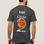 Dunkelheit farbiges Shirt mit Ihrem Namen (Rückseite)