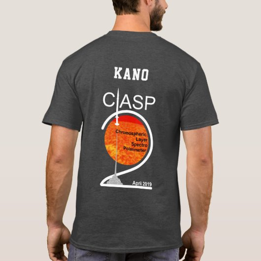 Dunkelheit farbiges Shirt mit Ihrem Namen (Rückseite)