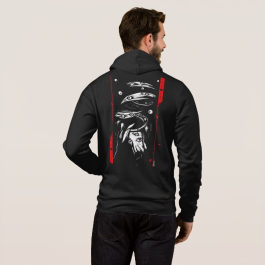 Dunkelheit Hoodie (Schwarz voll)