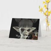 Dunkelheit kommt schöne Geburtstags-Karte Karte (Gelbe Blume)