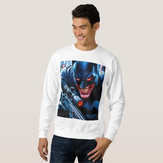 Dunkelheit lächelt sweatshirt (Vorne ganz)