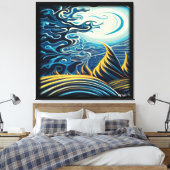 Dunkelheit Leinwanddruck (Insitu (Schlafzimmer))