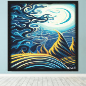 Dunkelheit Leinwanddruck (Insitu (Holzboden))