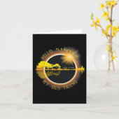 Dunkelheit mein alter Freund Eclipse Karte (Gelbe Blume)