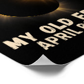 Dunkelheit mein alter Freund Eclipse Solar Eclipse Poster (Ecke)