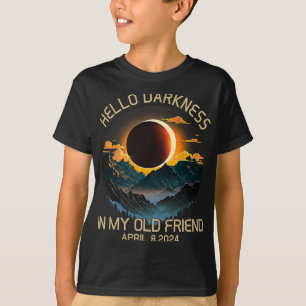 Dunkelheit mein alter Freund Solar Eclipse April 2 T-Shirt