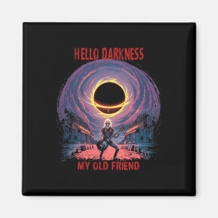 Dunkelheit mein alter Freund Solar Eclipse für Met Magnet