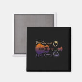 Dunkelheit mein alter Freund Solar Eclipse Magnet (Vorderseite/Rückseite)