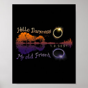 Dunkelheit mein alter Freund Solar Eclipse Poster