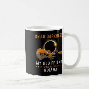 Dunkelheit mein alter Freund Total Eclipse 2024 In Kaffeetasse