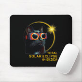 Dunkelheit mein Freund Solar Eclipse April 8 2024 Mousepad (Mit Mouse)