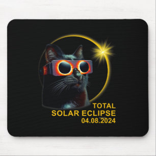 Dunkelheit mein Freund Solar Eclipse April 8 2024  Mousepad