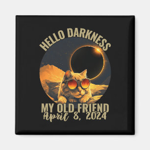 Dunkelheit meine alte Freundin mit solaren Eclipse Magnet