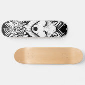 Dunkelheit Pierce Wolf Schwarze Farbe Skateboard (Horizontal)