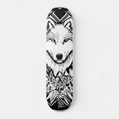 Dunkelheit Pierce Wolf Schwarze Farbe Skateboard (Vorderseite)
