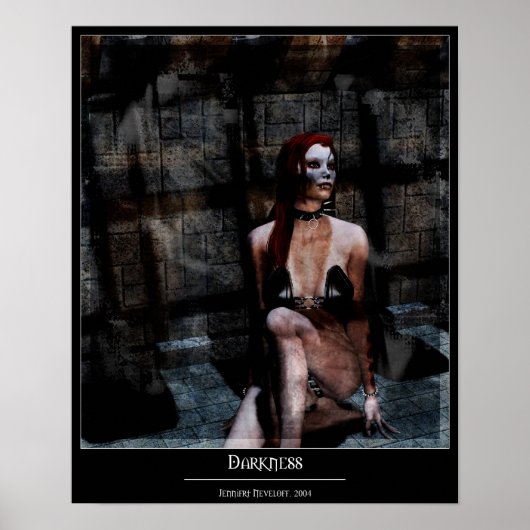 Dunkelheit Poster (Vorne)