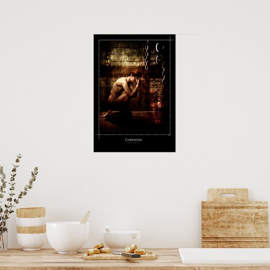 Dunkelheit Poster (Küche)