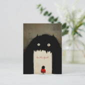 Dunkelheit Postkarte (Stehend Vorderseite)