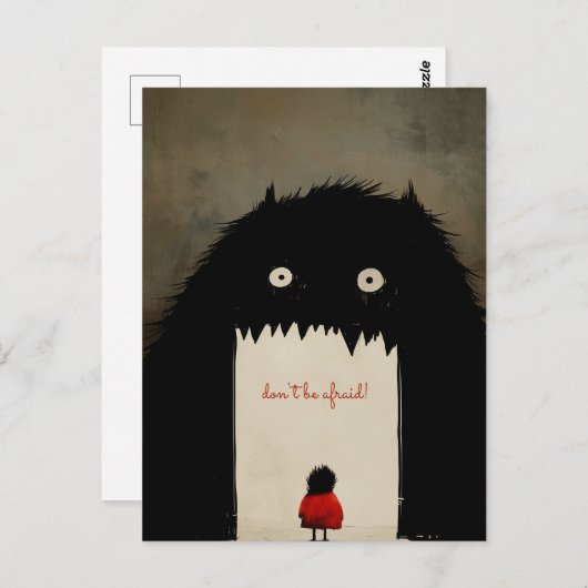 Dunkelheit Postkarte (Vorne/Hinten)