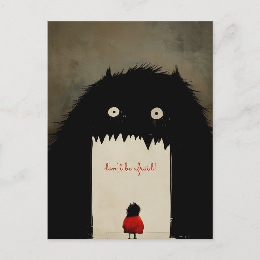 Dunkelheit Postkarte (Vorderseite)