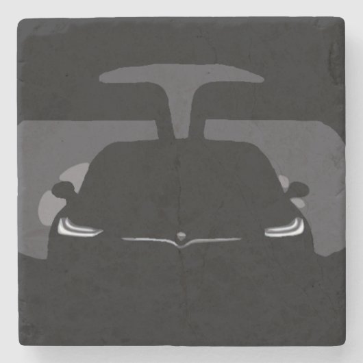 Dunkelheit Steinuntersetzer (Vorderseite)