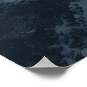 Dunkelheit und Berge Poster (Ecke)