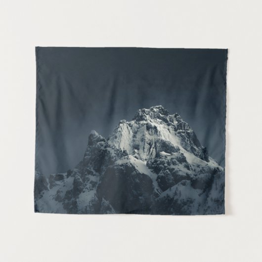 Dunkelheit und Berge Wandteppich (Vorderseite (Horizontal))