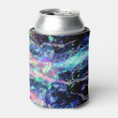 Dunkelheit und helles, dunkles Opal-Kristall: Dosenkühler (Kanne Vorderseite)