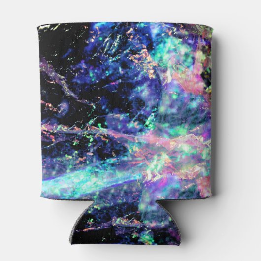 Dunkelheit und helles, dunkles Opal-Kristall: Dosenkühler (Rückseite)