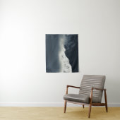 Dunkelheit und Licht auf schneebedeckte Berge Wandteppich (Beispiel)