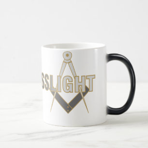 Dunkelheit zur hellen verwandelnden Tasse