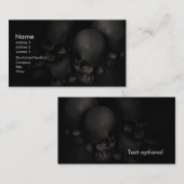 Dunkelheits-Fälle Visitenkarte (Vorne/Hinten)