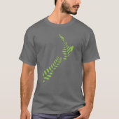 Dunkelheits-T - Shirt des Farn-NZ 2 (Vorderseite)