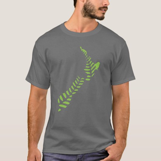 Dunkelheits-T - Shirt des Farn-NZ 2 (Vorderseite)