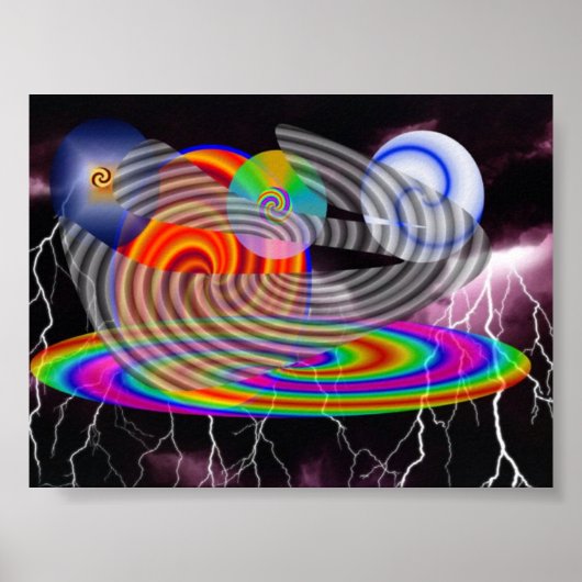 Dunkelheitsspirale Poster (Vorne)